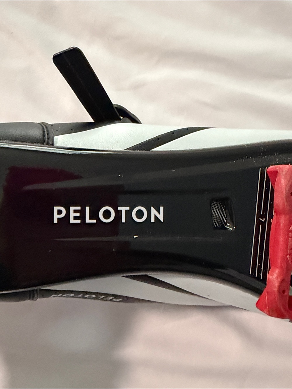 Peloton Black Cycling Shoes with Red Lining - Picture 2 of 10